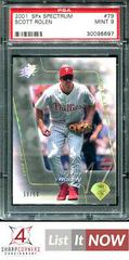 Scott Rolen [Spectrum] #79 Baseball Cards 2001 Spx Prices