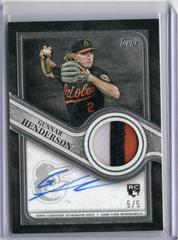 Gunnar Henderson [Platinum] Baseball Cards 2023 Topps Series 2 Reverence Autograph Patch Prices