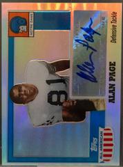 Alan Page [Chrome Refractor] #A-AP Football Cards 2005 Topps All American Autograph Prices