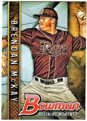 Brendan McKay [Refractor] #BDM-BMC Baseball Cards 2017 Bowman Draft Defining Moments Prices