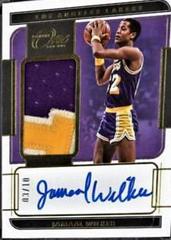 Jamaal Wilkes [Gold] Basketball Cards 2021 Panini One and One Jersey Autographs Prices