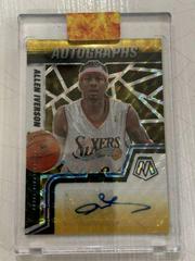 Allen Iverson [Choice Black Gold] Basketball Cards 2021 Panini Mosaic Autographs Prices