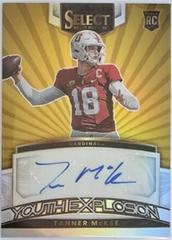Tanner McKee [Gold] #YS-TMC Football Cards 2023 Panini Select Draft Picks Youth Explosion Signatures Prices