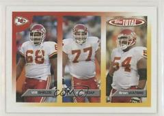 Will Shields, Willie Roaf, Brian Waters Football Cards 2005 Topps Total Prices