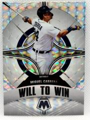 Miguel Cabrera [Mosaic] #WW-8 Baseball Cards 2022 Panini Mosaic Will to Win Prices