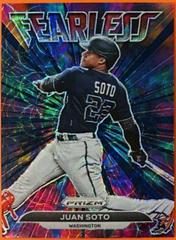 Juan Soto [Navy Blue Kaleidoscope Prizm] Baseball Cards 2022 Panini Prizm Fearless Prices