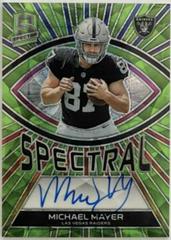 Michael Mayer [Spectris] #11 Football Cards 2023 Panini Spectra Spectral Signature Prices
