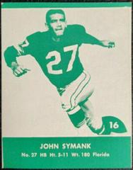 John Symank #16 Football Cards 1961 Lake to Lake Packers Prices