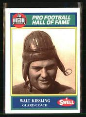 Walt Kiesling #33 Football Cards 1990 Swell Greats Prices