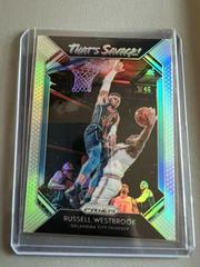 Russell Westbrook [Hyper Prizm] Basketball Cards 2018 Panini Prizm That's Savage Prices
