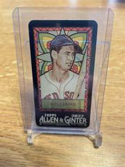 Ted Williams [Mini Stained Glass] #95 Baseball Cards 2022 Topps Allen & Ginter Prices