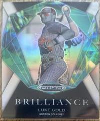 Luke Gold [Silver] #BR-LG Baseball Cards 2022 Panini Prizm Draft Picks Brilliance Prices
