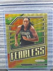 Tina Charles [Gold Vinyl] #12 Basketball Cards 2023 Panini Prizm WNBA Fearless Prices