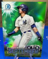 Anthony Volpe [Green] #SOS-14 Baseball Cards 2023 Bowman Sights on September Prices