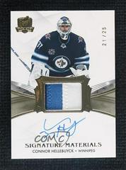 Connor Hellebuyck Hockey Cards 2020 Upper Deck The Cup Signature Materials Prices