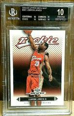 LeBron James [Black] Basketball Cards 2003 Upper Deck MVP Prices