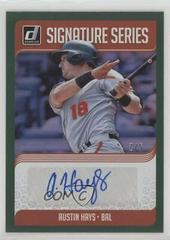 Austin Hays [Green] #SS-AH Baseball Cards 2018 Panini Donruss Signature Series Prices
