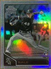 Chris Sale [Diamond Anniversary Refractor] #29 Baseball Cards 2011 Topps Lineage Prices