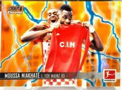 Moussa Niakhate [Orange Blue Refractor] Soccer Cards 2021 Stadium Club Chrome Bundesliga Prices