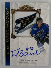 Peter Bondra #II-PB Hockey Cards 2020 Upper Deck The Cup Inked Insignias Autograph Patch Prices