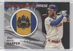 Bryce Harper [Black] Baseball Cards 2022 Topps City Flag Patch Relics Prices
