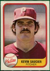Kevin Saucier [Kevin Saucier on Back] #24 Baseball Cards 1981 Fleer Prices