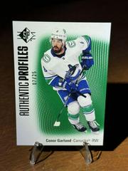 Conor Garland [Green] Hockey Cards 2021 SP Authentic Profiles Prices