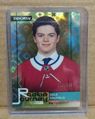 Cole Caufield [Gold] Hockey Cards 2021 Upper Deck Synergy Rookie Journey Draft Prices
