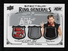 Kenny Omega Wrestling Cards 2021 Upper Deck AEW Spectrum Ring Generals Relics Prices