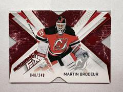 Martin Brodeur [Red] #RFX-14 Hockey Cards 2022 SPx Radiance FX Prices