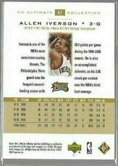 Allen Iverson Basketball Cards 2000 Ultimate Collection Prices