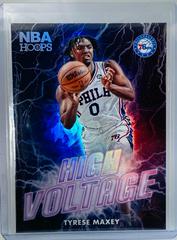 Tyrese Maxey #14 Basketball Cards 2023 Panini Hoops High Voltage Prices
