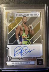 Bron Breakker #9 Wrestling Cards 2023 Donruss Elite WWE New Breed Autograph Prices