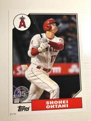 Shohei Ohtani [5x7] #T87-1 Baseball Cards 2022 Topps 1987 Prices