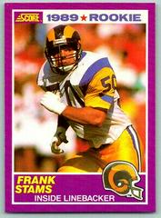 Frank Stams #434S Football Cards 1989 Panini Score Supplemental Prices