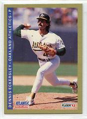 Dennis eckersley #7 Baseball Cards 1993 Fleer Atlantic Prices
