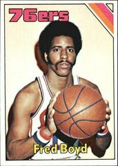 Fred Boyd #167 Basketball Cards 1975 Topps Prices