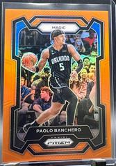 Paolo Banchero [Orange] #100 Basketball Cards 2023 Panini Prizm Prices