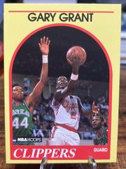 Gary Grant #45 Basketball Cards 1990 Hoops Superstars Prices