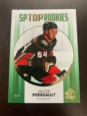 Jacob Perreault [Green] #TR-12 Hockey Cards 2022 SP Authentic Top Rookies Prices