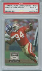 Dana Stubblefield #102 Football Cards 1993 Playoff Contenders Prices
