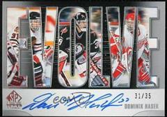 Dominik Hasek [Gold Spectrum Autograph] Hockey Cards 2020 SP Signature Edition Legends Prices