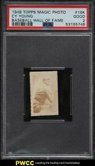 Cy Young Baseball Cards 1948 Topps Magic Photo Baseball Hall of Fame Prices