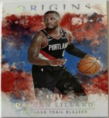 Damian Lillard [Blue] Basketball Cards 2020 Panini Origins Prices