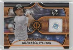 Giancarlo Stanton [Orange] Baseball Cards 2022 Topps Tribute Stamp of Approval Relics Prices
