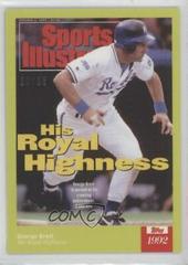 George Brett [Canary Yellow] Baseball Cards 2021 Topps X Sports Illustrated Prices