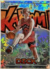 Gradey Dick #14 Basketball Cards 2023 Panini Crown Royale Kaboom Prices