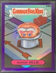 Monop-OLLIE [Purple Refractor] #210b 2022 Garbage Pail Kids Chrome Prices