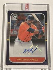 Yordan Alvarez [Pandora Purple] #RS87-YA Baseball Cards 2021 Panini Donruss Optic Retro 1987 Signatures Prices
