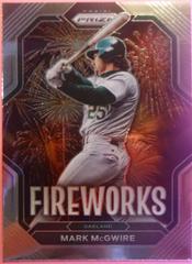 Mark McGwire #F12 Baseball Cards 2023 Panini Prizm Fireworks Prices